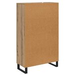 vidaXL Haut Armoire avec tiroir Chêne artisanal 69 5 x 30 x 115 cm