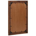 vidaXL Miroir de salle de bain Marron miel 70 x 50 x 2 5 cm