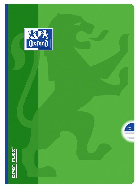 Cahier OPENFLEX broché A4 192 pages grands carreaux 90g coloris aléatoire OXFORD