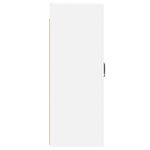 vidaXL Armoires murales 2 Pièces blanc bois d'ingénierie