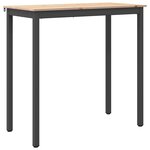 vidaXL Table de bar Naturel 110 x 55 x 105 cm Bois de pin massif