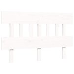 vidaXL Lit pour personne âgée sans matelas blanc 120x200cm bois massif
