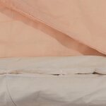 vidaXL Ensemble de housse de couette rose 260x220 cm Coton