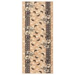vidaXL Tapis BCF Beige 100x250 cm