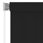 vidaXL Store roulant d'extérieur 120x230 cm Noir