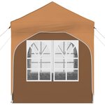 vidaXL Tente de fête pop-up 192 x 192 x 245 cm Beige