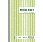 Orderbook Ligné 21x13 5cm 50 Feuillets Double Autocopiant - Blanc - X 10 - Exacompta