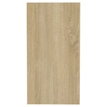 vidaXL Table d'appoint chêne sonoma 50x26x50 cm bois d'ingénierie