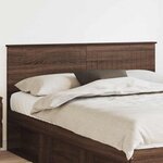 vidaXL Tête de lit Chêne brun 150 cm Bois d'ingénierie