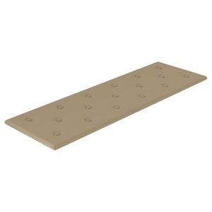 vidaXL Tête de lit murale 12 Pièces Cappuccino 90 x 30 cm Simili cuir