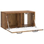 vidaXL Meuble TV mural Bois ancien 59 5 x 31 x 30 cm Bois d'ingénierie