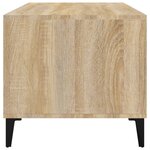 vidaXL Table basse Chêne sonoma 90x49x45 cm Bois d'ingénierie