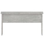 vidaXL Table basse gris béton 80x50 5x41 5 cm bois d'ingénierie