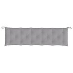 vidaXL Coussins de banc de jardin 2 Pièces gris 180x50x7 cm tissu Oxford