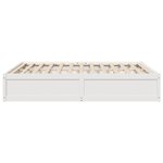 vidaXL Cadre de lit sans matelas blanc 180x200 cm bois massif de pin