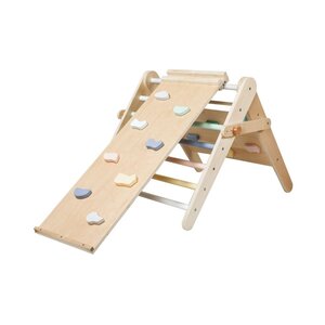 Triangle Pikler 3en1 + planche et table d'activité