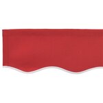 vidaXL Tissu d'auvent de rechange pour cadre 4x3.5 m Rouge