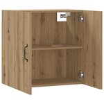 vidaXL Armoire murale chêne artisanal 60x31x60 cm bois d'ingénierie