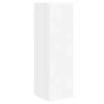 vidaXL Ensemble de meuble TV mural 4 Pièces Blanc Bois d'ingénierie