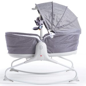 Tiny love transat pour bébé 3 en 1 cozy rocker napper gris