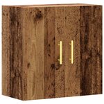 vidaXL Armoire murale vieux bois 60x31x60 cm bois d'ingénierie