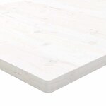 vidaXL Dessus de bureau blanc 110x60x2 5 cm bois massif de pin