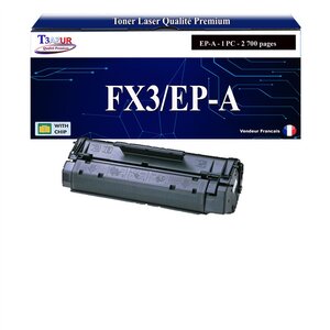 T3AZUR -Toner compatible avec Canon FX3 / EP-A pour Canon T-Fax 374  T-Fax 382  T-Fax 8300  T-Fax 8400  T-Fax 8401  T-Fax 8500  T-Fax 8600  T-Fax 8601
