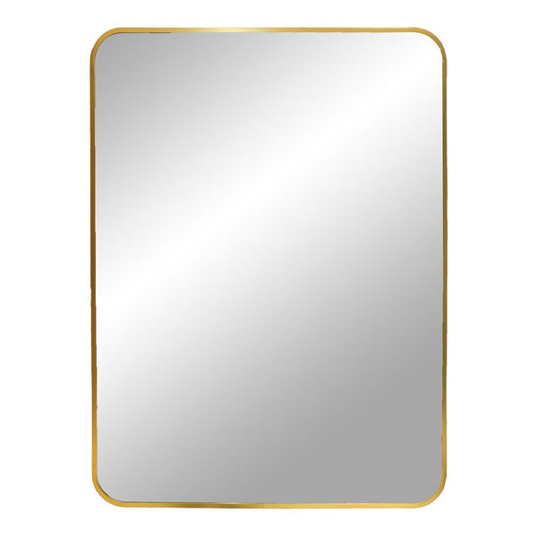 Miroir rectangulaire avec cadre en aluminium cuivré 50 x 70 cm