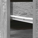 VidaXL Buffet sonoma gris 37 5x35x180 cm bois d'ingénierie