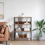 vidaXL Étagère Bois Ancien 82 x 32 x 112 cm Bois d'ingénierie