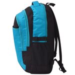 vidaXL Sac à dos d'école 40 L noir et bleu