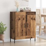 vidaXL Buffet Bois Ancien 69 5 x 34 x 90 cm Bois d'ingénierie et fer