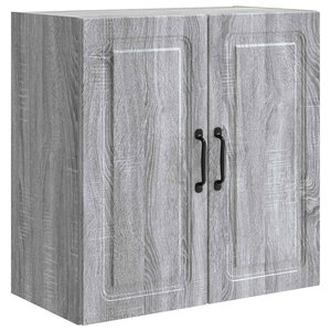 vidaXL Armoire Murale 59 x 31 x 60 cm Bois d'ingénierie Sonoma gris