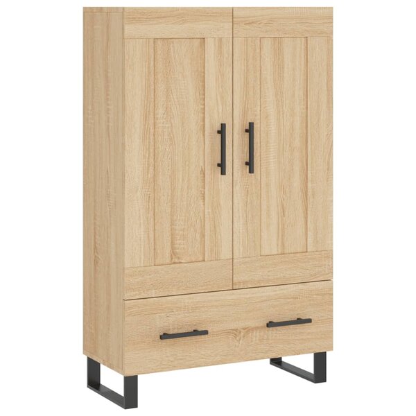 vidaXL Buffet haut chêne sonoma 69 5x31x115 cm bois d'ingénierie
