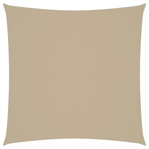vidaXL Voile de parasol tissu oxford carré 3x3 m beige