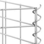 vidaXL Lits surélevés en gabion 4 Pièces 30x30x50/100/150/200 cm Fer