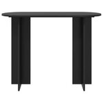 vidaXL Table console Chêne noir 100 x 39 5 x 75 cm Bois d'ingénierie