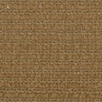 vidaXL Voile d'ombrage 160 g/m² Taupe 3x4x4 m PEHD