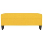 vidaXL Banc Jaune clair 100x35x41 cm Tissu