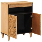 vidaXL Armoires de rangement avec stockage Marron 60 x 33 5 x 75 cm