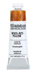 Peinture à l'huile Williamsburg 37ml Jaune Nickel Azo S6