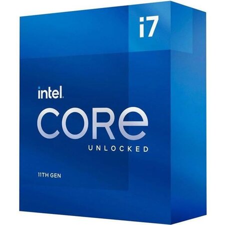 INTEL - Processeur Intel Core i7-11700F - 8 coeurs / 4,9 GHz - Socket 1200 - 65W