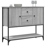 vidaXL Buffet sonoma gris 100x36x85 cm bois d'ingénierie
