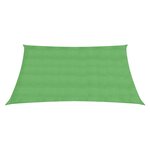 vidaXL Voile d'ombrage 160 g/m² Vert clair 2x2 m PEHD