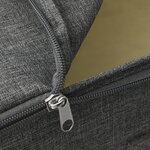 vidaXL Boîtes de rangement 2 Pièces Tissu 43x34x23 cm Anthracite