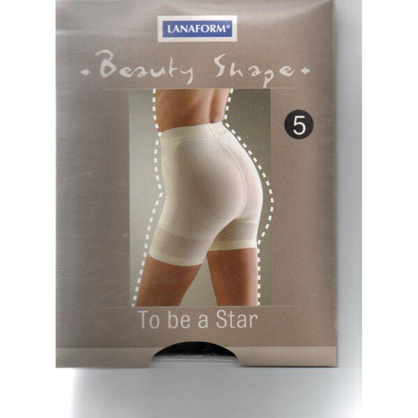 PANTY / CULOTTES GAINANTES LANAFORM BEAUTY SHAPE NOIR OU BEIGE L Noir