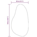 vidaXL Tapis Beige 80 x 150 cm Polyester