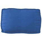vidaXL Set de coussins de palette 3 Pièces Bleu royal 120 x 80 x 12 cm