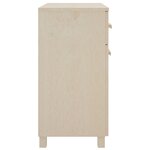 vidaXL Buffet HAMAR Marron miel 79x40x80 cm Bois massif de pin