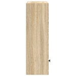 vidaXL Bibliothèque chêne sonoma 31x24x77 cm bois d'ingénierie